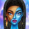 Makeup Biru untuk Gadis
